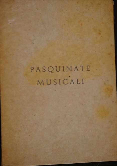 PASQUINATE MUSICALI